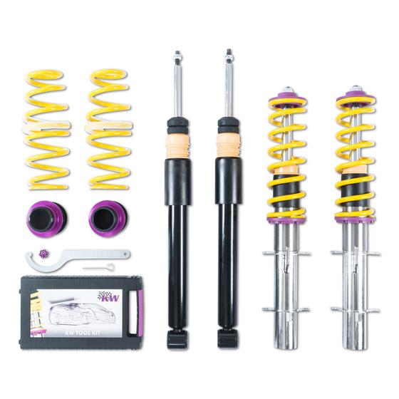 KW Audi Seat Volkswagen Street Comfort Coilover kit (8L A3, 8N TT, 1M Leon & MK5 Golf)
