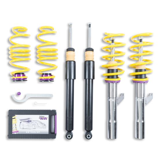 KW Audi Skoda Volkswagen Variant 1 Coilover kit (8V A3, 5Q Q2, Superb III & B8 Passat)