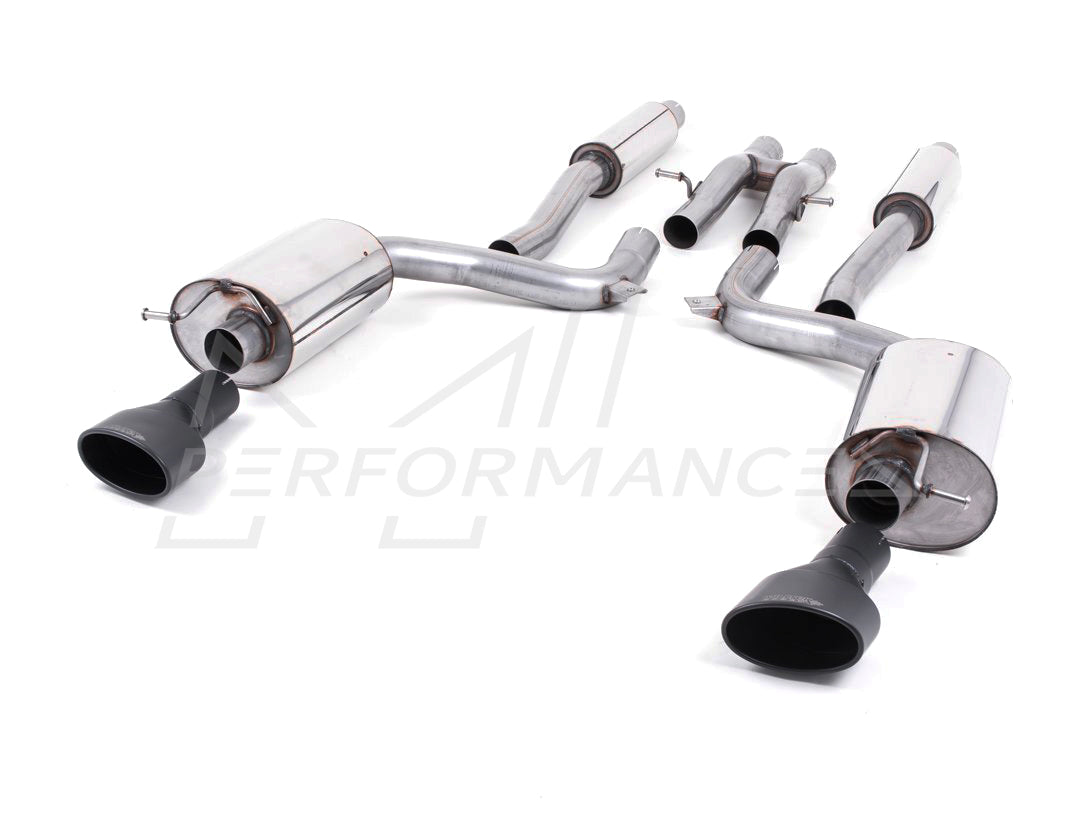MillTek Audi C6 RS6 Resonated Cat-Back Exhaust