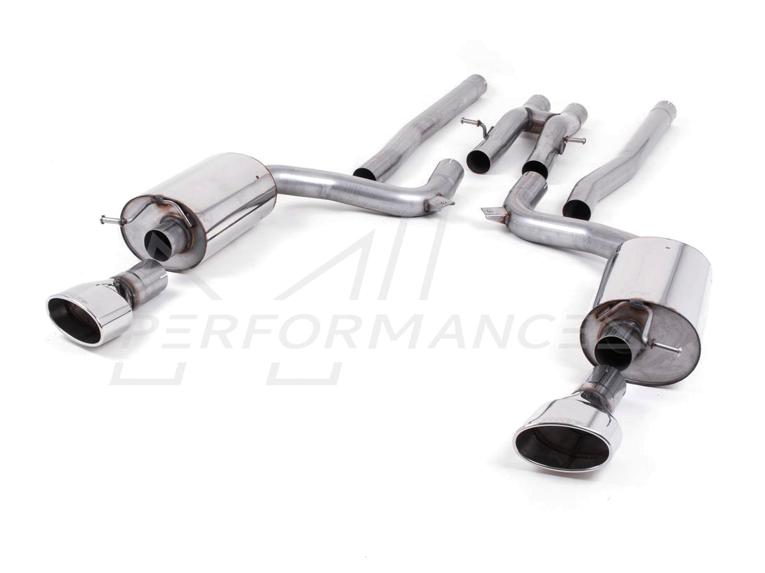 MillTek Audi C6 RS6 Resonated Cat-Back Exhaust