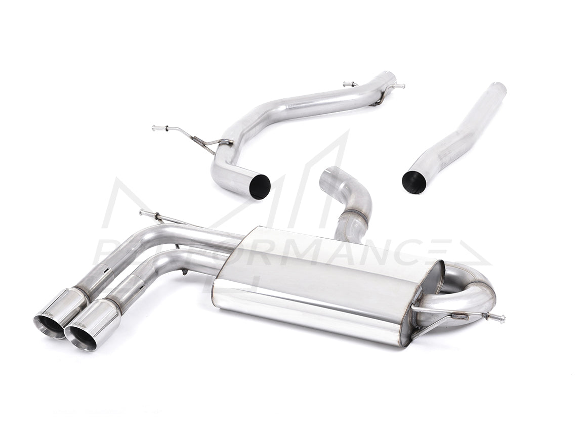 MillTek Volkswagen Audi DPF-Back Exhaust (Inc. 8P A3 & MK6 Golf GTD)