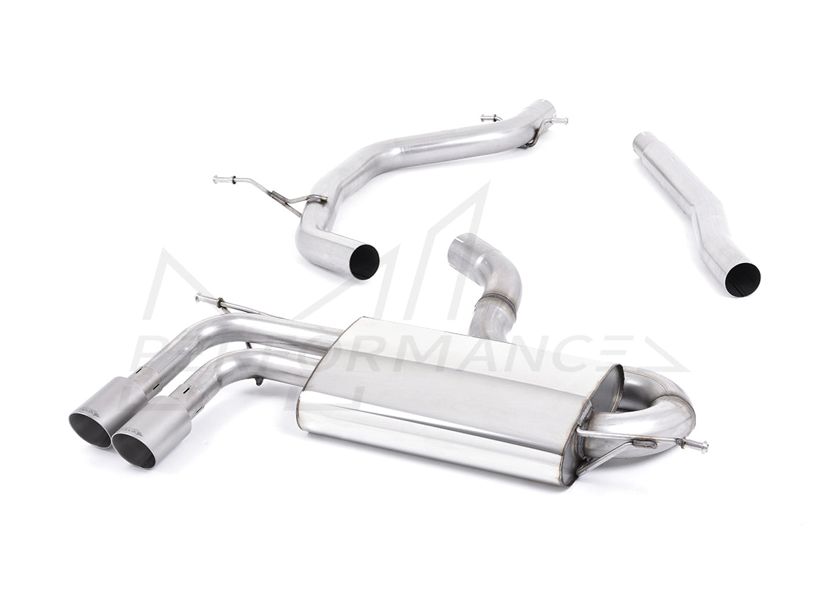 MillTek Volkswagen Audi DPF-Back Exhaust (Inc. 8P A3 & MK6 Golf GTD)