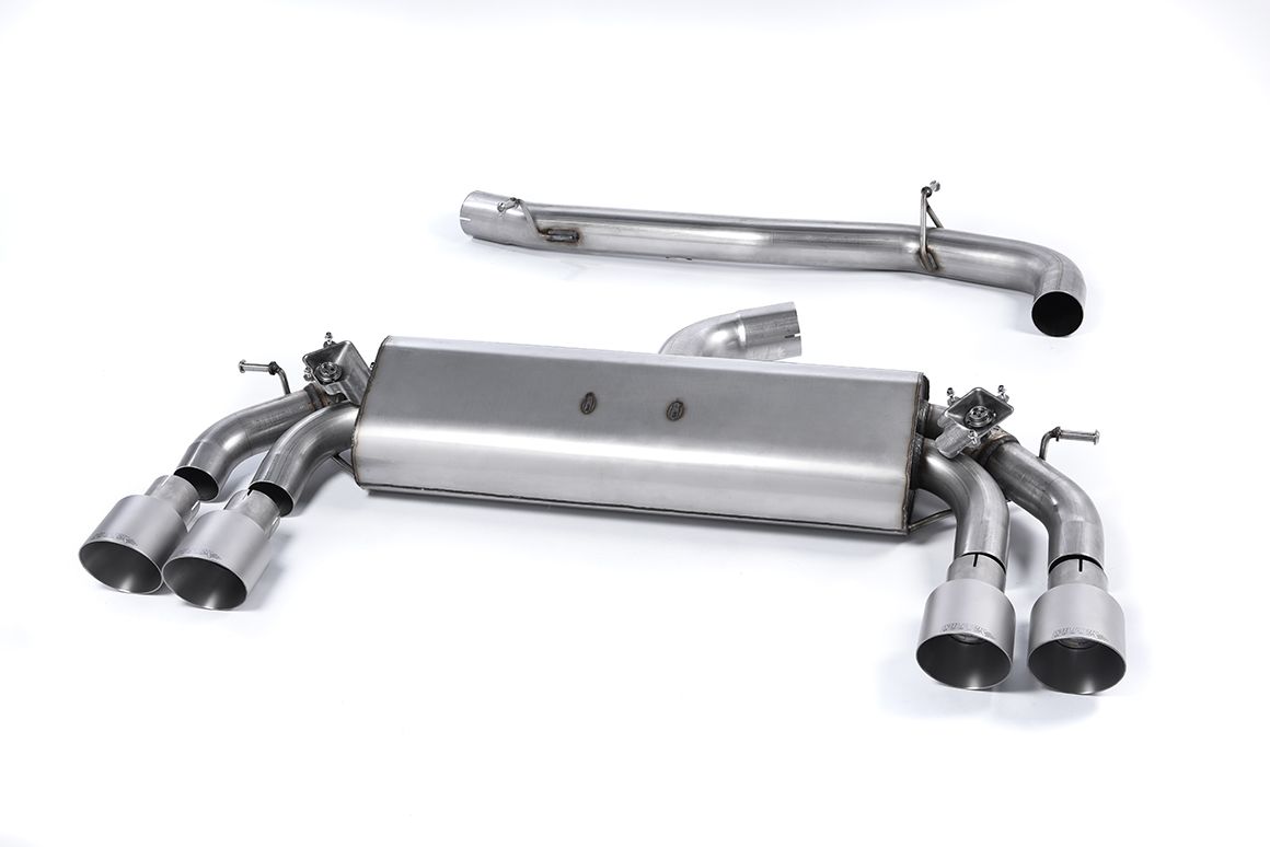 MillTek Audi 8V S3 Non-Resonated Cat-Back Exhaust (Quattro)
