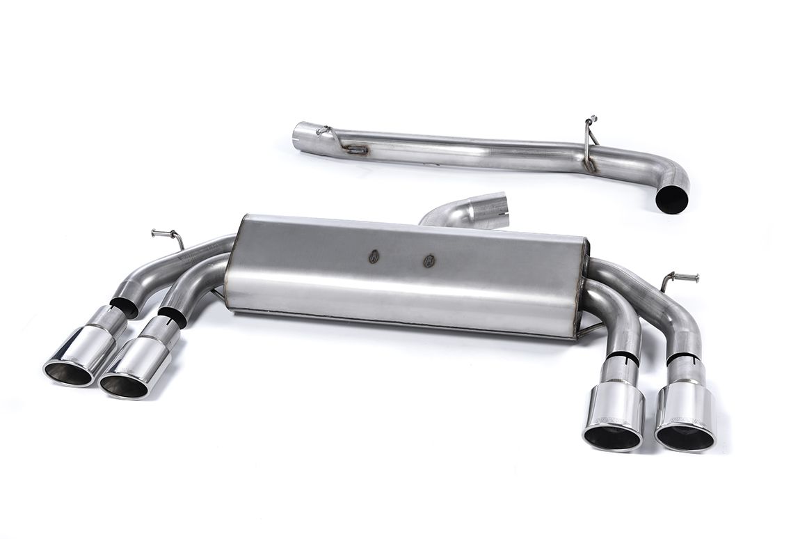 MillTek Audi 8V S3 Non-Resonated Non-Valved Cat-Back Race Exhaust (Sportback)