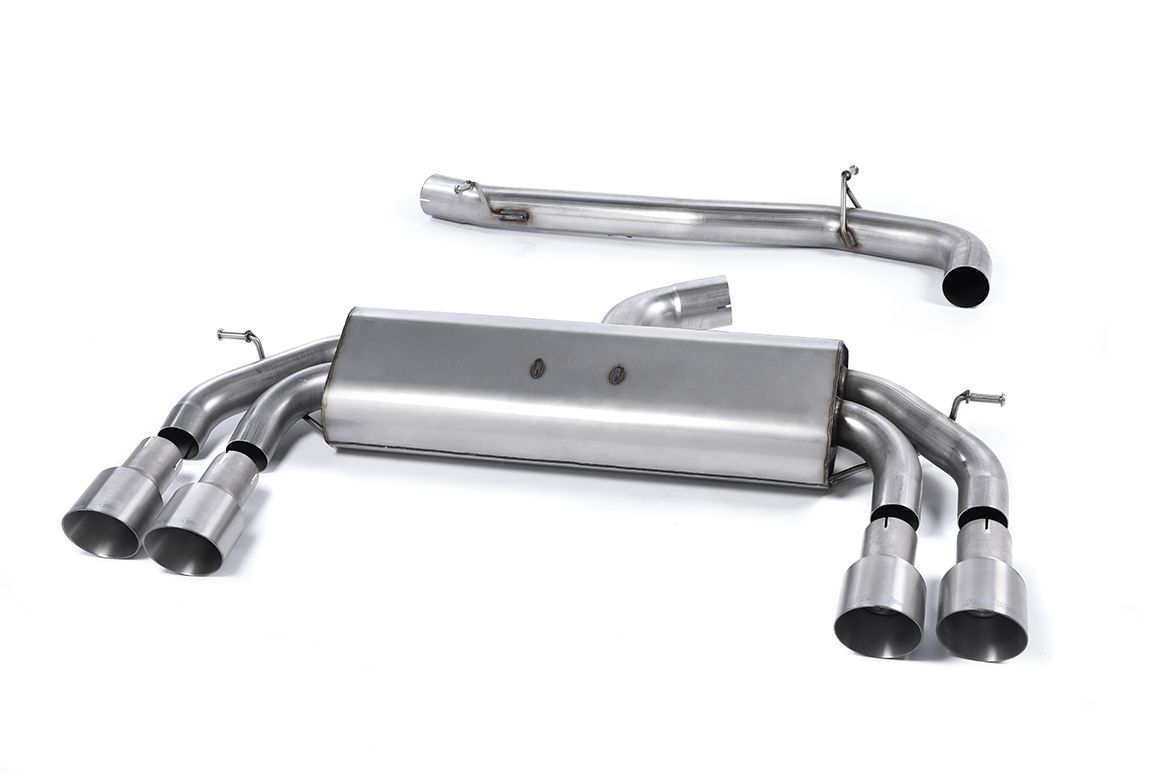 MillTek Audi 8V S3 Non-Resonated Non-Valved Cat-Back Race Exhaust (Sportback)