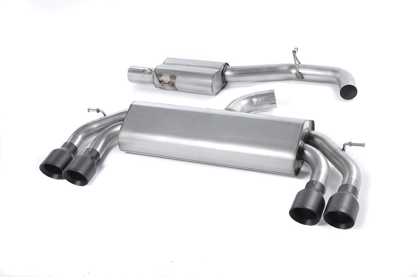 MillTek Audi 8V S3 Resonated Non-Valved Cat-Back Exhaust (Quattro)