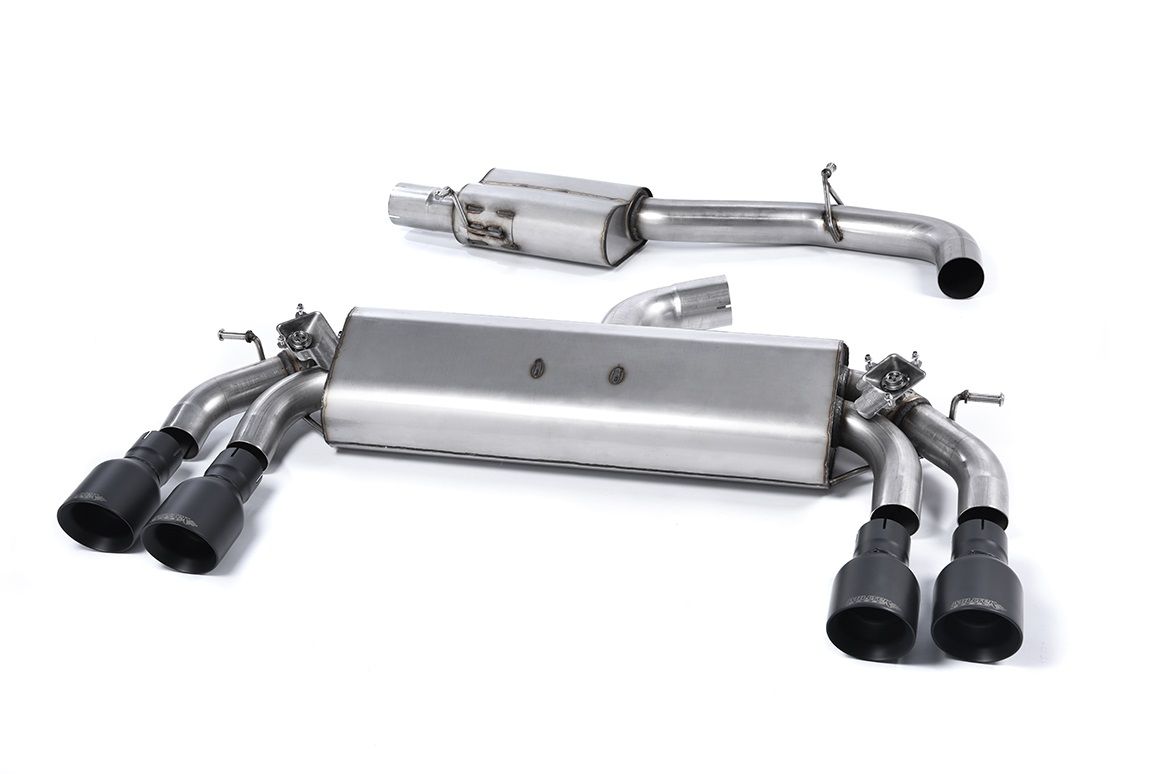 MillTek Audi 8V S3 Resonated Cat-Back Exhaust (Quattro)
