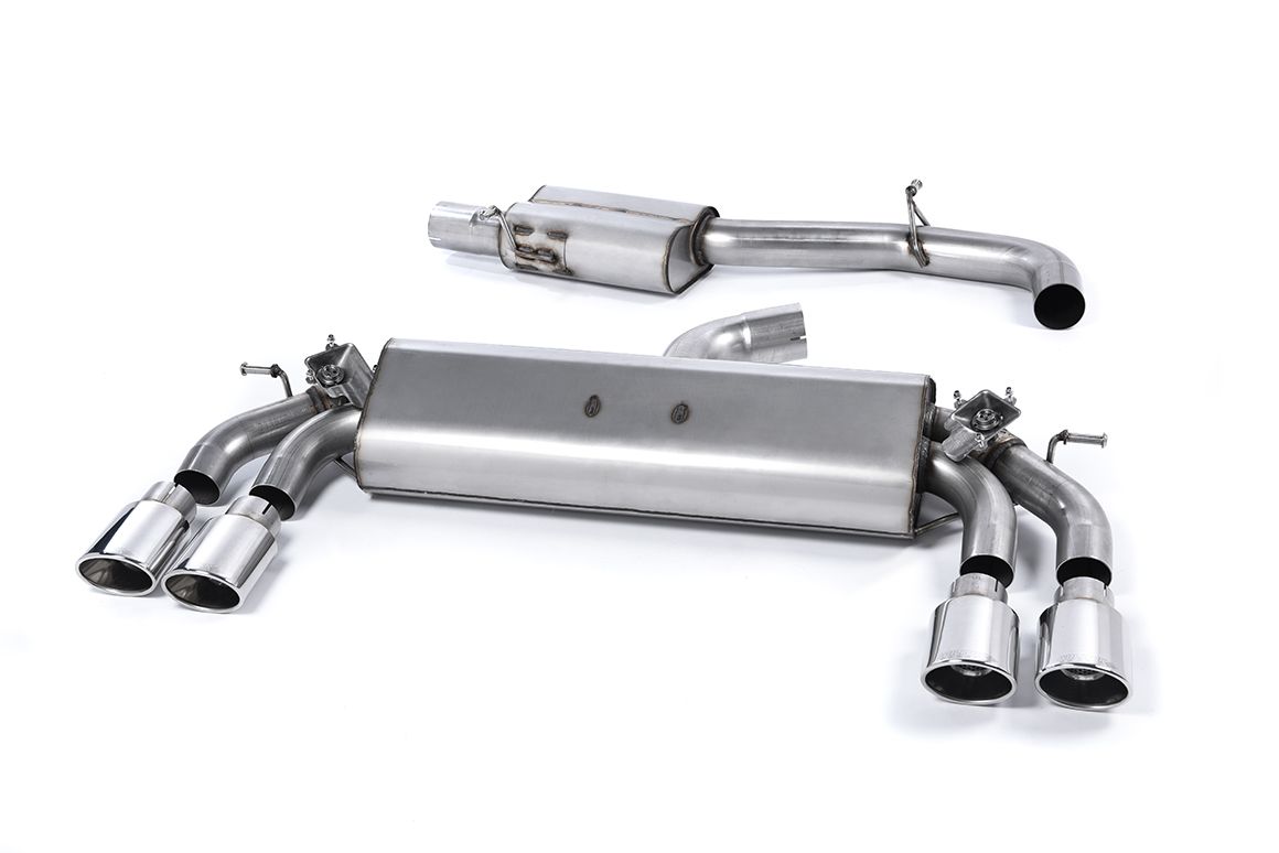 MillTek Audi 8V S3 Resonated Cat-Back Exhaust (Quattro)