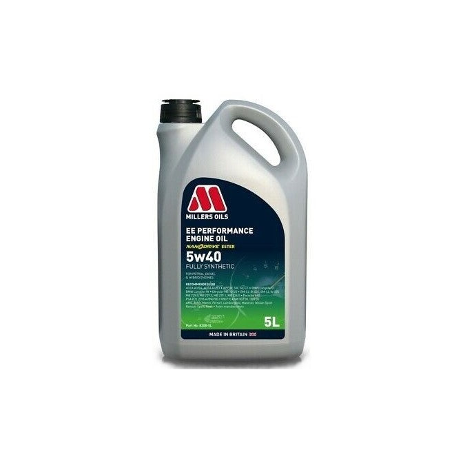 Millers Oils EE Performance C3 5W-40 Fully Synthetic Engine Oil - Duco Car Parts UK