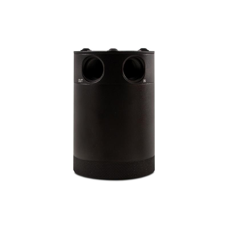 Mishimoto Universal Compact Baffled Oil Catch Can, 2-Port