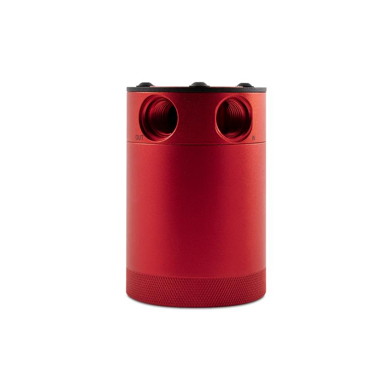Mishimoto Universal Compact Baffled Oil Catch Can, 2-Port