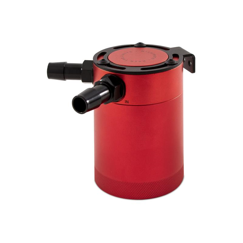 Mishimoto Universal Compact Baffled Oil Catch Can, 2-Port