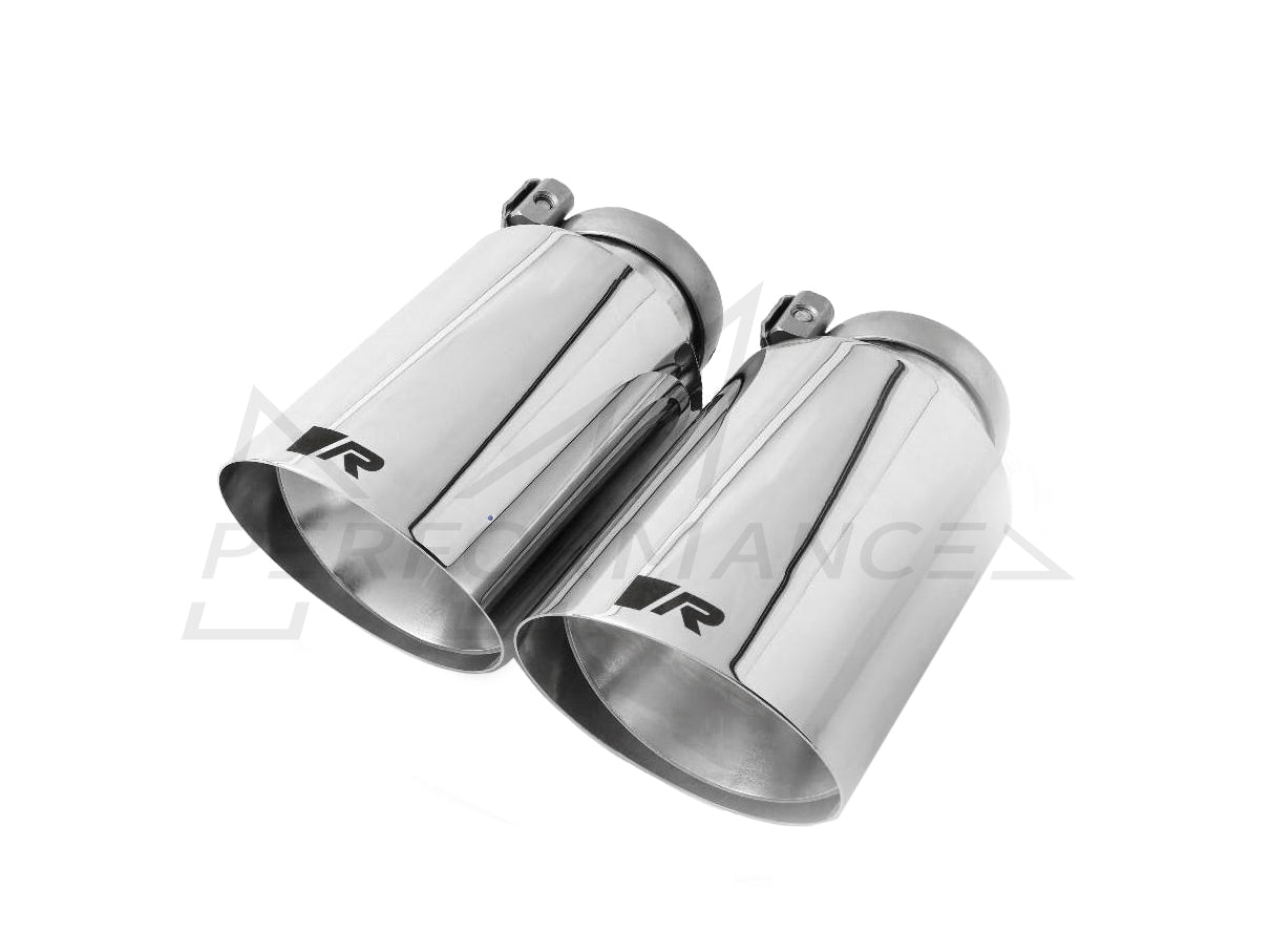 Remus Audi BMW Chrome Tail Pipe Set (C8 RS6 Avant, RS7 Sportback & F90 M5) - Duco Car Parts UK