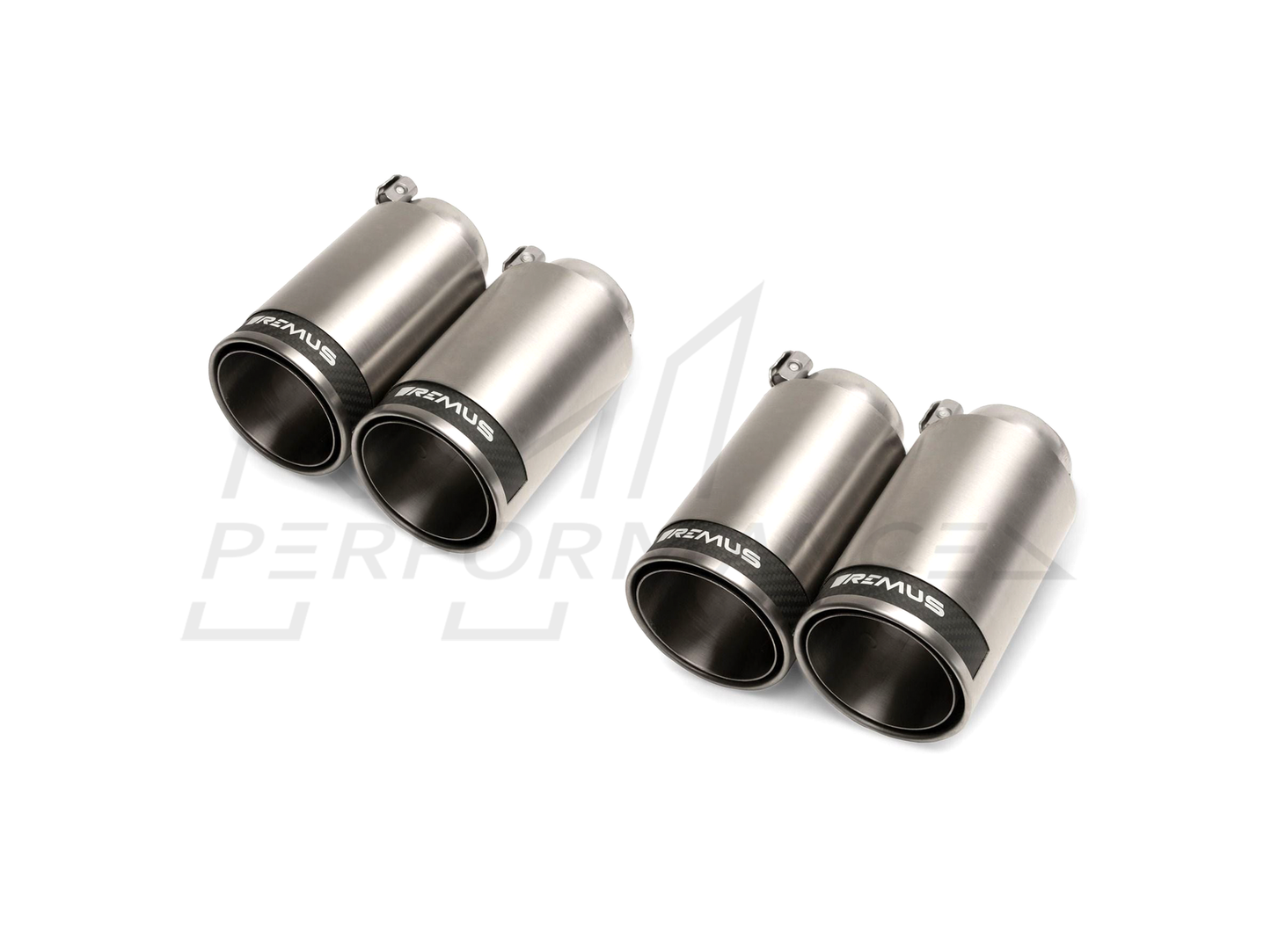 Remus BMW F80 F82 G80 G82 Stainless Steel Quad Tail Pipe Set (M3, M3 Competition, M4 & M4 Competition)