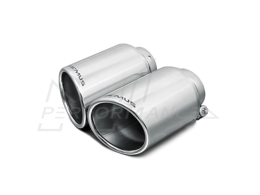 Remus BMW Mini F54 F60 Carbon with Titanium Insert & Chrome Tailpipes (Cooper S Clubman & JCW ALL4)