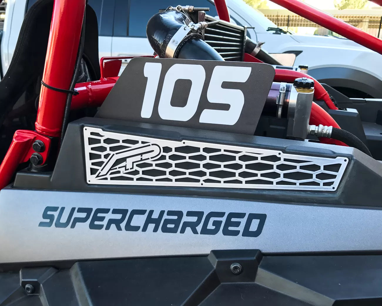 Agency Power AP-RZR-650-WHT Aluminum Side Vent Covers White Polaris RZR 1000 | RZR XP Turbo | Duco Car Parts UK Car Parts