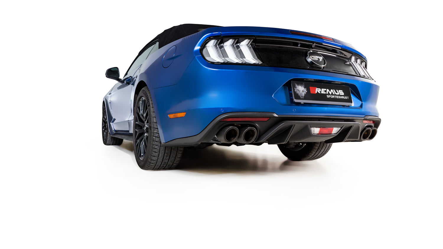 Remus Ford Mustang Racing Cat Back Exhaust with Integrated Valves - Non Resonated - Duco Car Parts UK