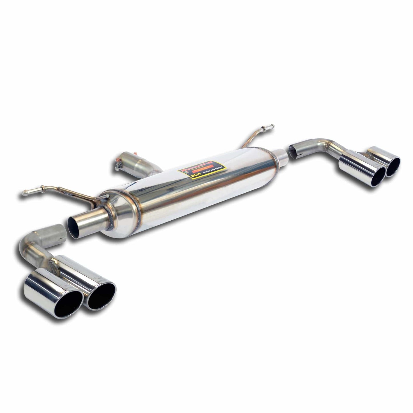Supersprint BMW F30 F32 Quad Rear Exhaust with 80mm Tailpipes (Inc. 330d, 430d & 435dx) - Duco Car Parts UK