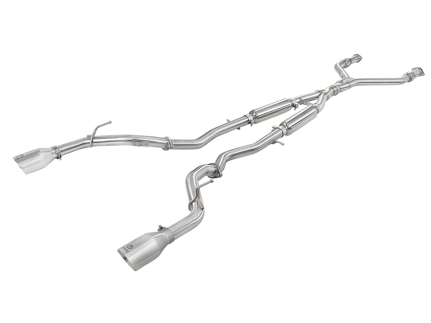 aFe Infiniti Q50 Takeda 304 Stainless Steel Cat-Back Exhaust System