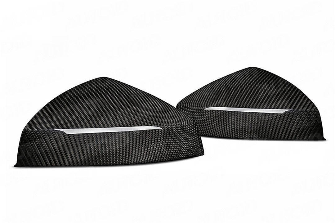 AUTOID Audi 8V TRE Pre-preg Carbon Fibre Wing Mirror Covers (Inc. A3, S3 & RS3) - Duco Car Parts UK