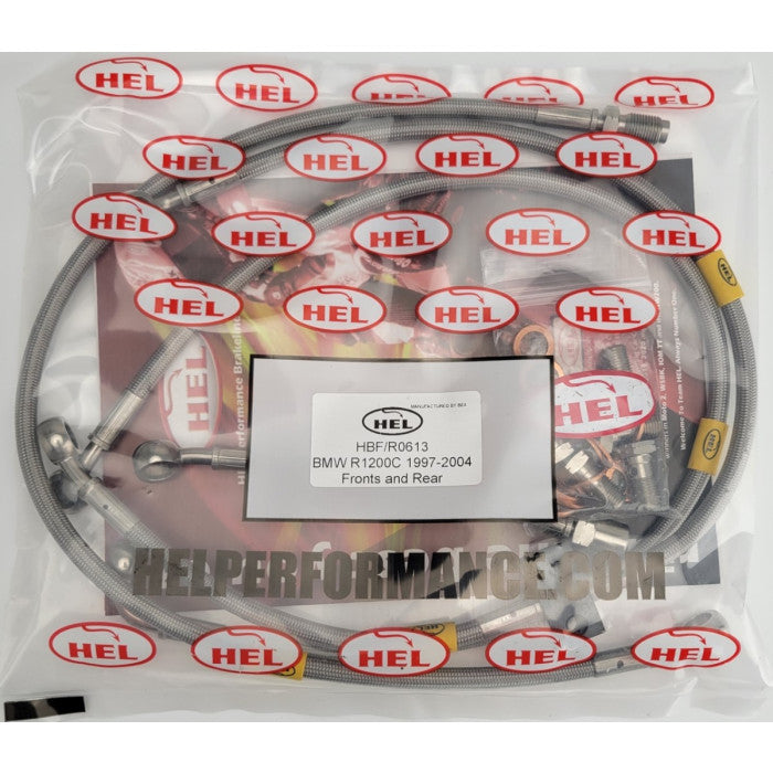 HEL Performance CL-HBK0613 Standard Replacement Brake Lines Stainless Steel Braided | ML Performance Car Parts