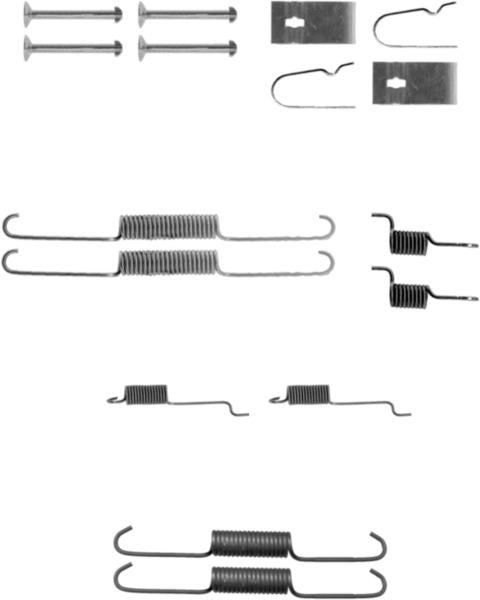 TEXTAR 97034200 Brake Shoe Fitting Kit
