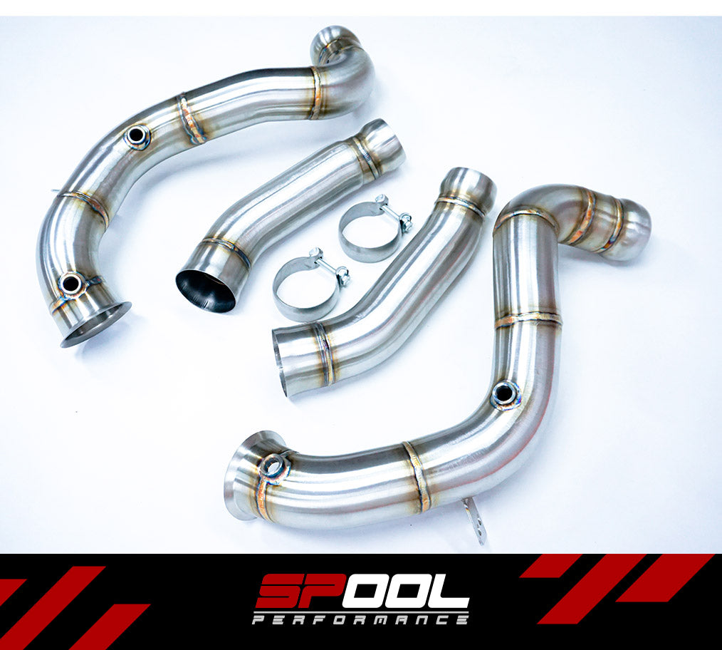 Spool Performance SP-RDP-M177C AMG M177 C63 Downpipes [Upgraded Race Downpipes] | ML Performance Car Parts