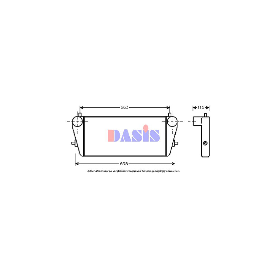 AKS Dasis 157007N Intercooler | Duco Car Parts UK