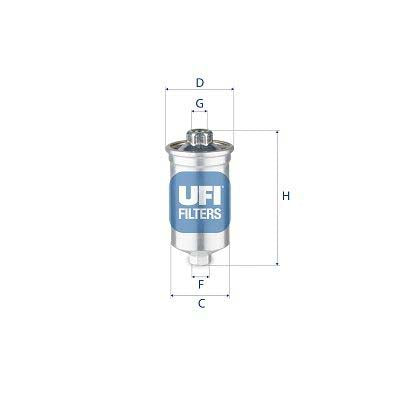 UFI 31.770.00 Fuel Filter For Ford Sierra
