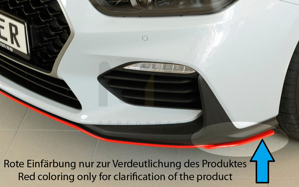 Rieger 00076005 Hyundai Front Splitter (i30 N-Performance & i30 N) 1 | Duco Car Parts UK Car Parts