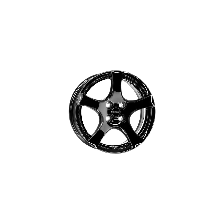 Borbet F 6.5x16 ET38 F 65638100464,0BG/T Glossy Black Wheel | Duco Car Parts UK Car Parts