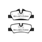 EBC PDKR1070 Mini F56 F57 Ultimax Rear Brake Pad & Plain Disc Kit - TRW Caliper 2 | Duco Car Parts UK Car Parts