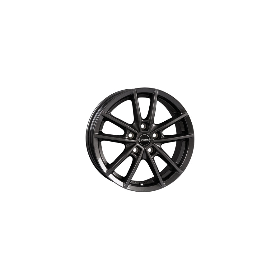 Borbet W 6.5x16 ET45 W 65645112557,1MAG/T Mistral Anthracite Glossy Wheel | Duco Car Parts UK Car Parts