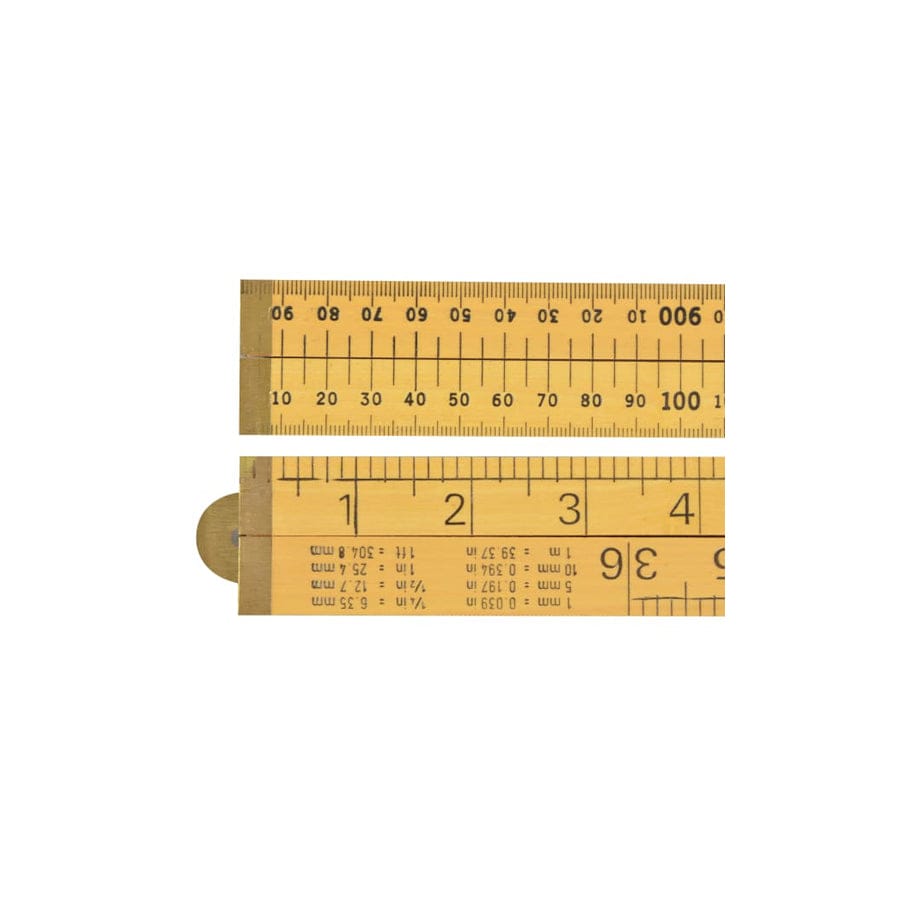 R.S.T. RST073 Wooden 4 Fold Rule 1m / 39in (Loose) | Duco Car Parts UK