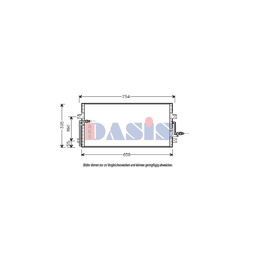 AKS Dasis 102040N Air Conditioning Condenser For Honda Integra I Hatchback (Da) | Duco Car Parts UK