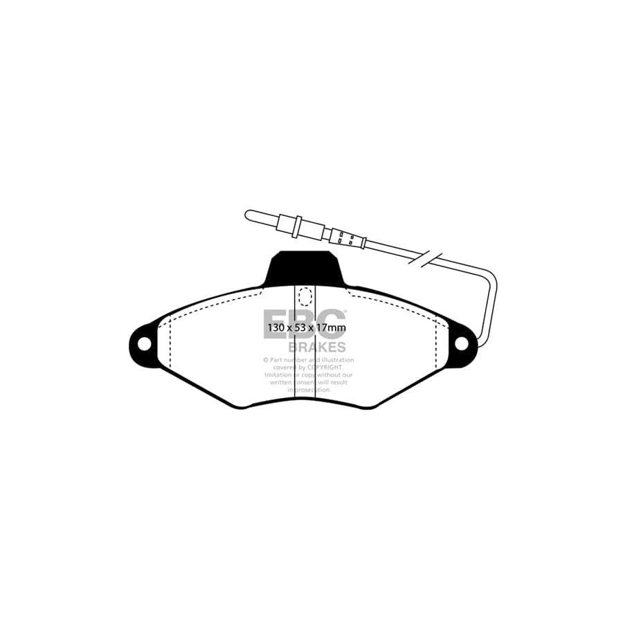 EBC PDKF444 Citroen Xantia Ultimax Front Brake Pad & Plain Disc Kit 2 | Duco Car Parts UK Car Parts