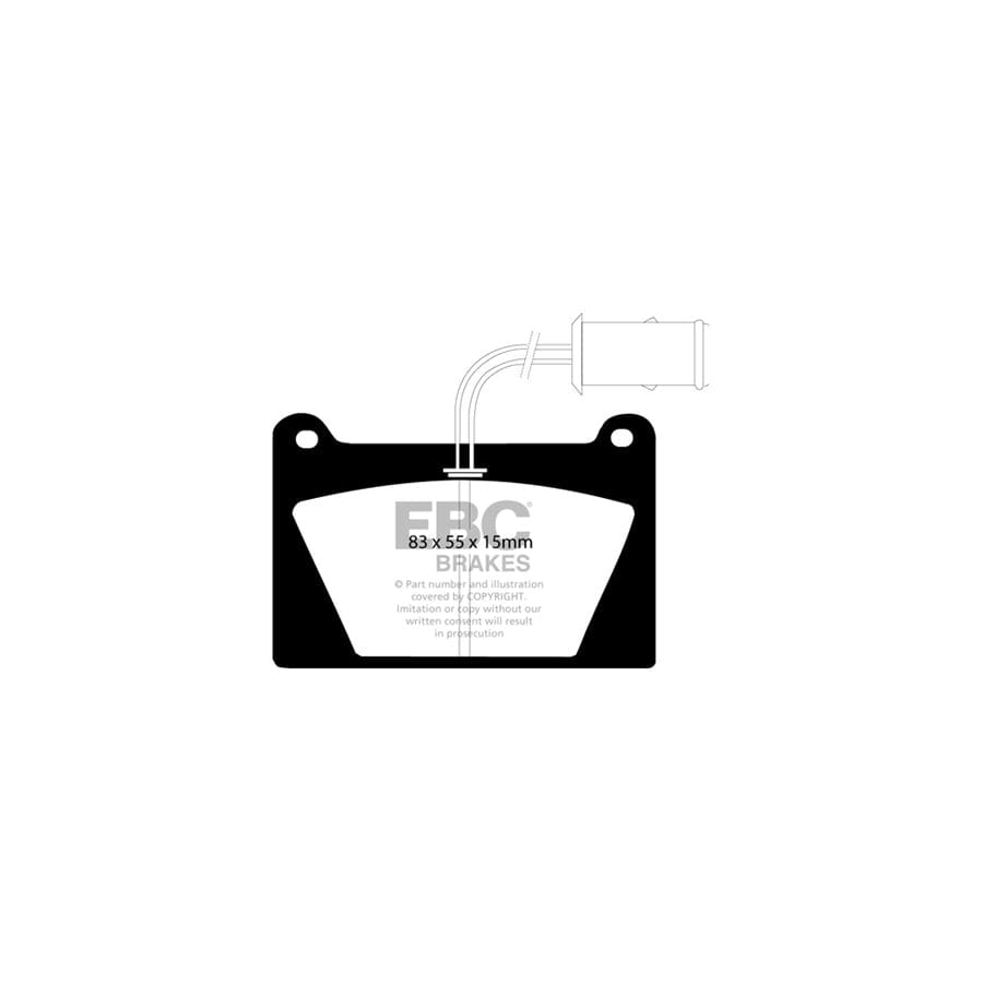 EBC PDKF1622 Reliant Ultimax Front Brake Pad & Plain Disc Kit (Inc. Scimitar SS1 & Scimitar SST) 2 | Duco Car Parts UK Car Parts