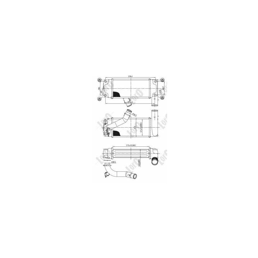 Abakus 0510180003 Intercooler | Duco Car Parts UK