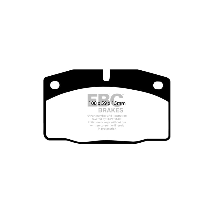 EBC PD11KF859 Opel Vauxhall Greenstuff Front Brake Pad & GD Disc Kit 2 | Duco Car Parts UK Car Parts