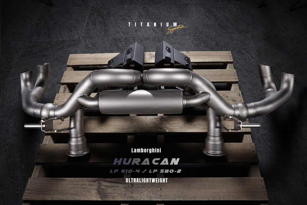 FI Exhaust Lamborghini HuracÃ¡n LP610-4  Titanium Signature Series  2014+ | Duco Car Parts UK Car Parts