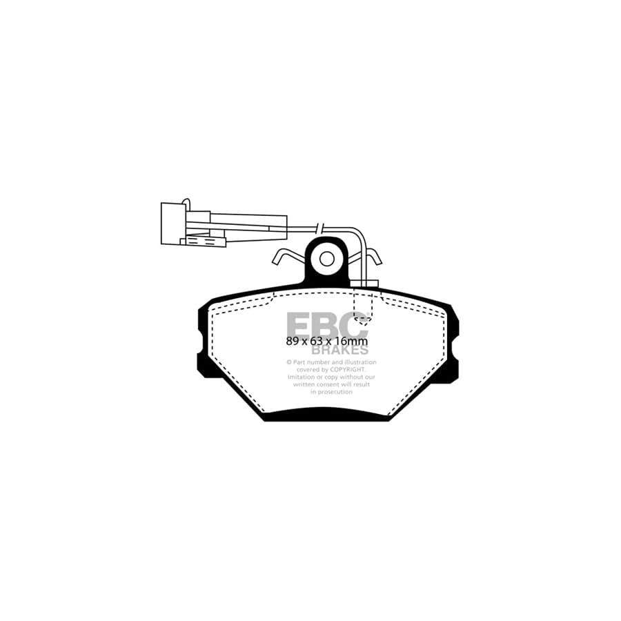 EBC PDKF814 Fso Ultimax Front Brake Pad & Plain Disc Kit - Bendix Caliper (Inc. Caro, Polonez, Cargo Van) 2 | Duco Car Parts UK Car Parts