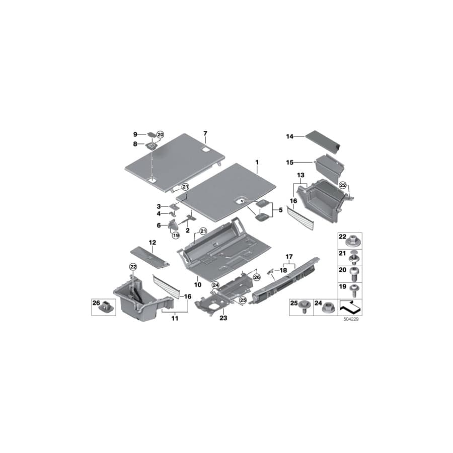 Genuine BMW 51477384921 G11 G12 Floor Carpet, Luggage Compartment (Inc. 745eX, 745e & 740e) | Duco Car Parts UK Car Parts