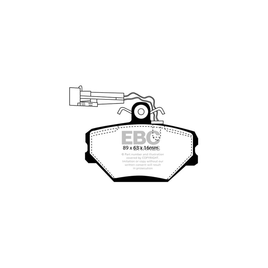 EBC PDKF815 Fso Polonez Ultimax Front Brake Pad & Plain Disc Kit - Bendix Caliper 2 | Duco Car Parts UK Car Parts
