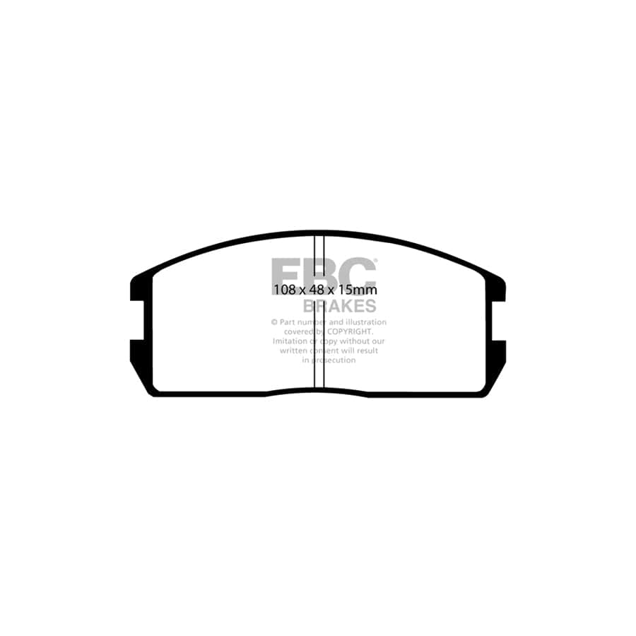 EBC PDKF1297 Mitsubishi Proton Ultimax Front Brake Pad & Plain Disc Kit (Inc. Colt, Lancer, Mpi) 2 | Duco Car Parts UK Car Parts