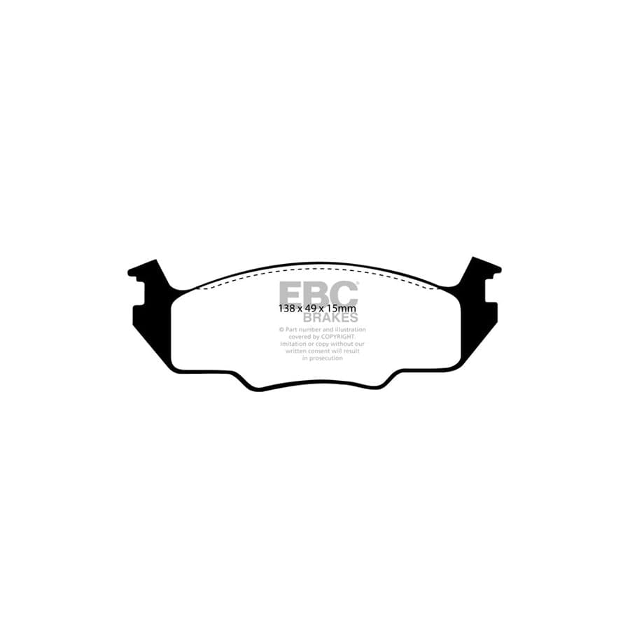 EBC PD11KF868 VW Greenstuff Front Brake Pad & GD Disc Kit 2 | Duco Car Parts UK Car Parts