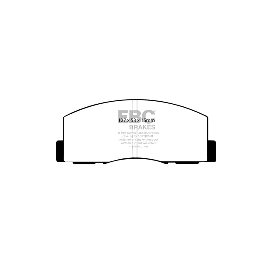 EBC PDKF1294 Mitsubishi Chariot Ultimax Front Brake Pad & Plain Disc Kit 2 | Duco Car Parts UK Car Parts