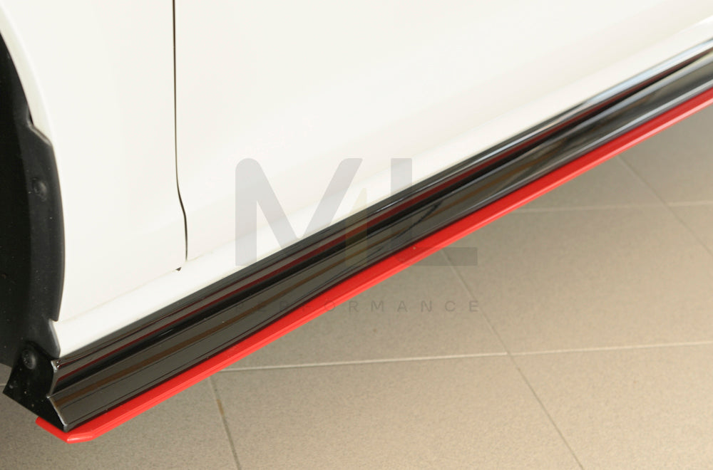 Rieger 00059516 VW Mk7 Golf GTI-TCR Side Skirt Splitter 6 | Duco Car Parts UK Car Parts