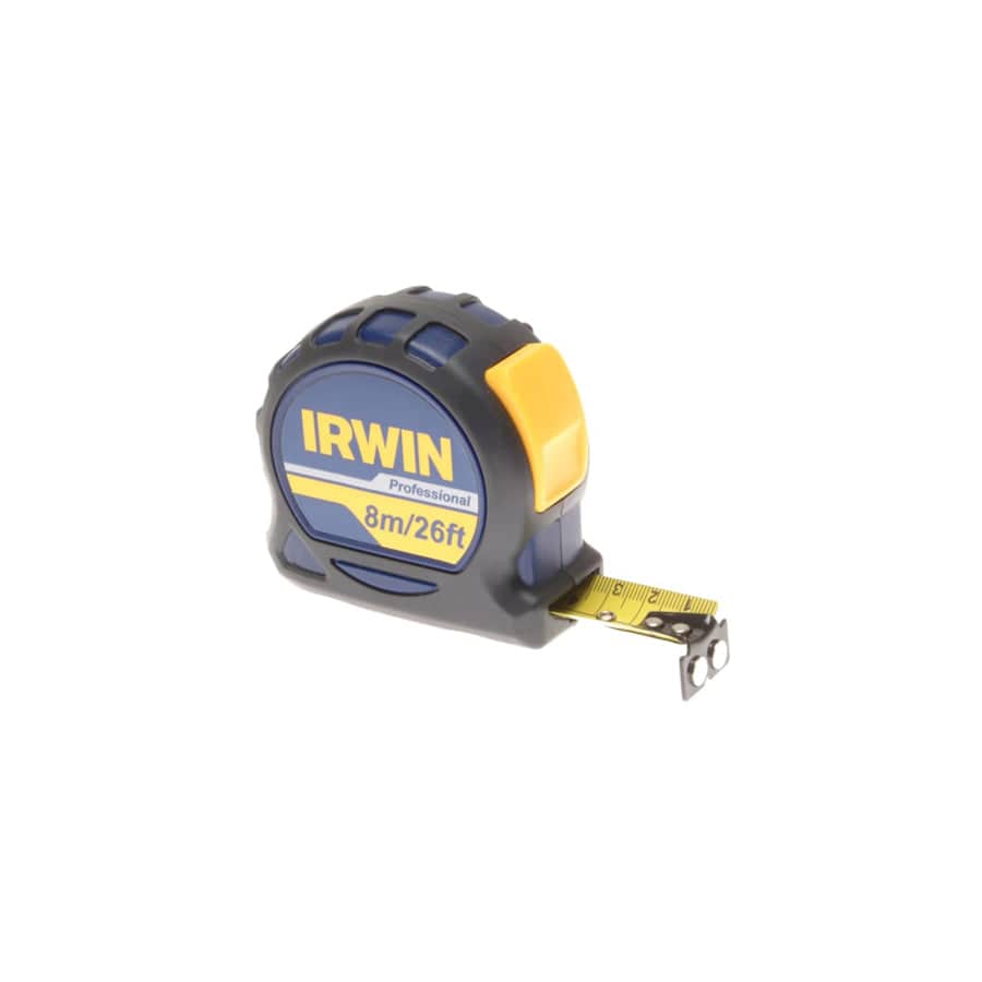 IRWIN® IRW10507795 Professional Pocket Tape 8m/26ft (Width 25mm) Carded | Duco Car Parts UK