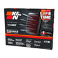 K&N 33-3174 High-Flow Original Lifetime Engine Air Filter - NISSAN QASHQAI III/ROGUE L4-F/I