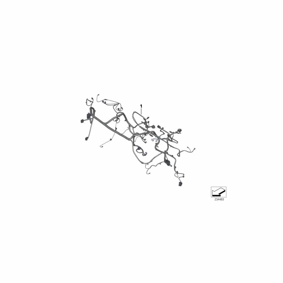 Genuine BMW 61119244640 F25 Wiring Harness, Instrument Panel (Inc. X3 28iX & X3 35iX) | Duco Car Parts UK Car Parts
